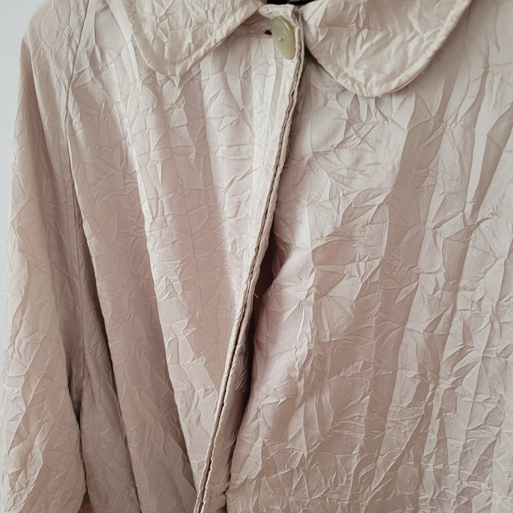 Vintage Made in Canada Hilary Radley Crinkle Coat-Size 10 - Picture 3 of 10